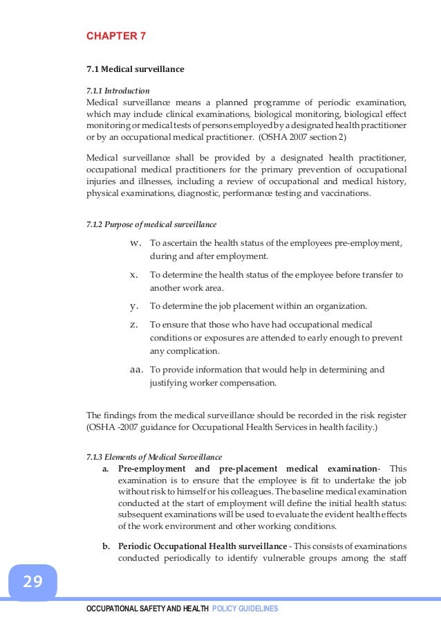 occupational health and safety policy pdf