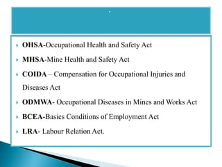 Occupational health as safety.