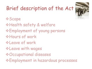 NURSE’SRESPONSIBILITIES
• Participate in health assessment
program
• Provide nursing care to workers
• Counsel workers
• P...