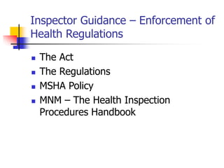 Occupational Health Regulations in Mining.ppt