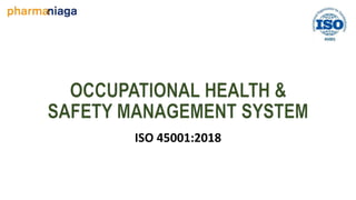 ISO 45001:2018
 