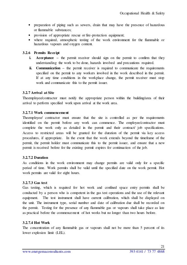 occupational health and safety resume examples