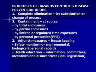 Master Isolation Ohs Occupational Health SERVICES.ppt