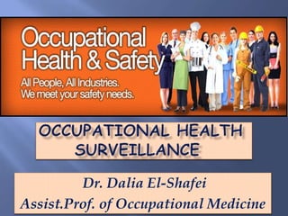 Dr. Dalia El-Shafei
Assist.Prof. of Occupational Medicine
 