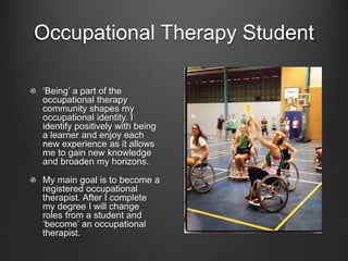 Occupational Identity Presentation | PPTX