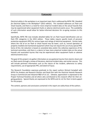 Occupational Injuries From Electrical Shock & Arc Flash Events | PDF