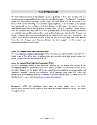 Occupational Injuries From Electrical Shock & Arc Flash Events | PDF