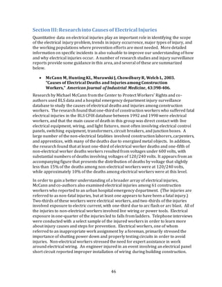 Occupational Injuries From Electrical Shock & Arc Flash Events | PDF