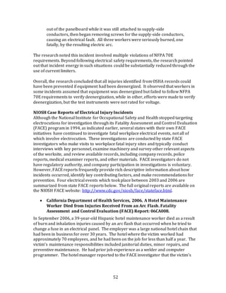 Occupational Injuries From Electrical Shock & Arc Flash Events | PDF