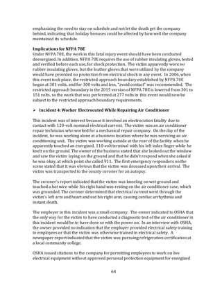 Occupational Injuries From Electrical Shock & Arc Flash Events | PDF