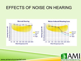 EFFECTS OF NOISE ON HEARING
www.amienvironmental.com
 