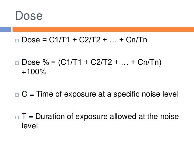 Dissertation on noise exposure