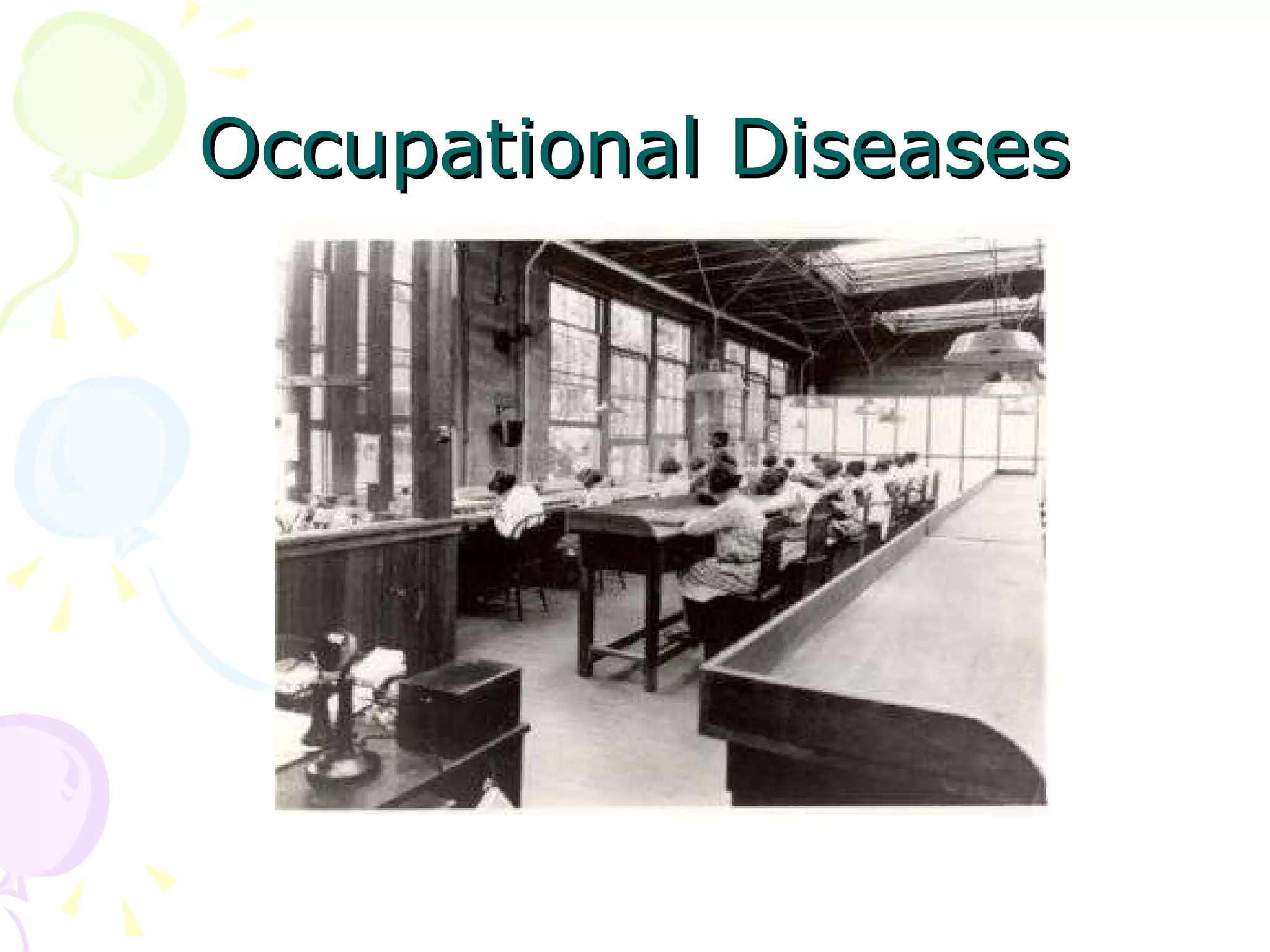 Occupational Diseases 