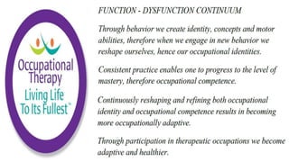 Occupational Performance in Occupational Therapy