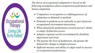 Occupational Performance in Occupational Therapy