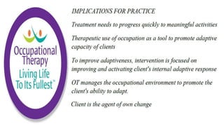 Occupational Performance in Occupational Therapy