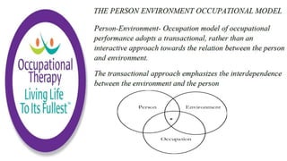 Occupational Performance in Occupational Therapy