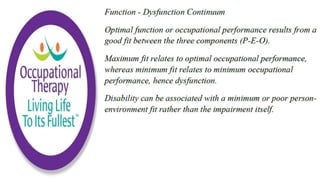 Occupational Performance in Occupational Therapy