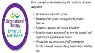 Occupational Performance in Occupational Therapy