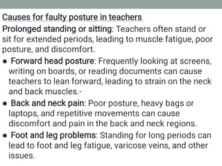 Occupational posture deformity in teachers and students | PDF