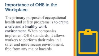Ohs Programmes Occupational Safety and Health Standards.pptx