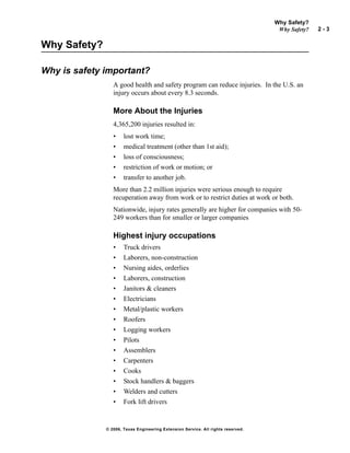 Occupational Safety and Health Standards for the Oil and Gas Industry ...