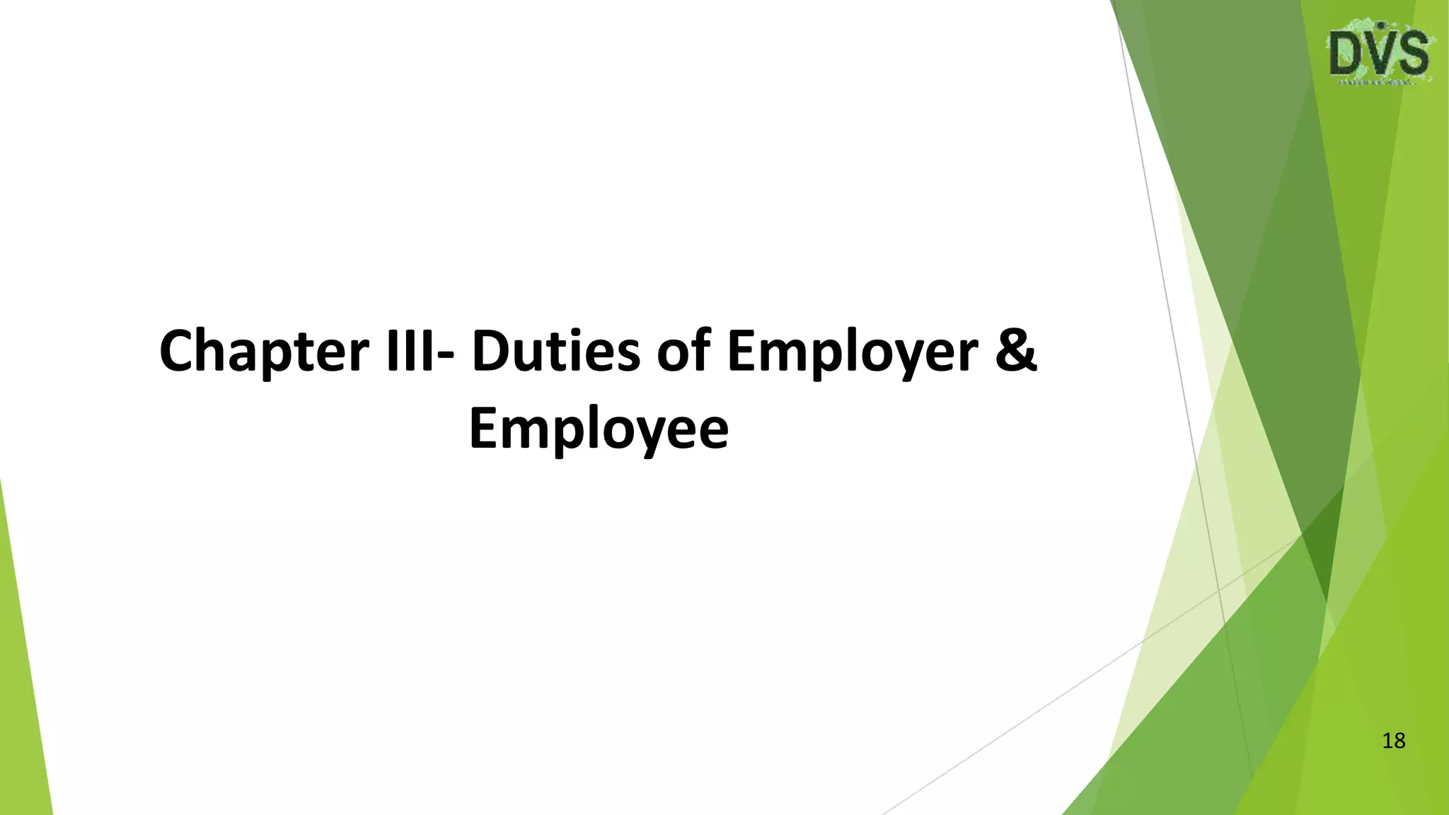 Occupational safety, health and working conditions code, 2020 | PPTX