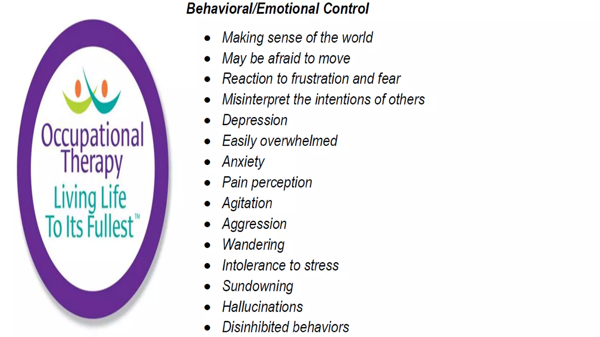 Occupational Therapy and Dementia Care part 2