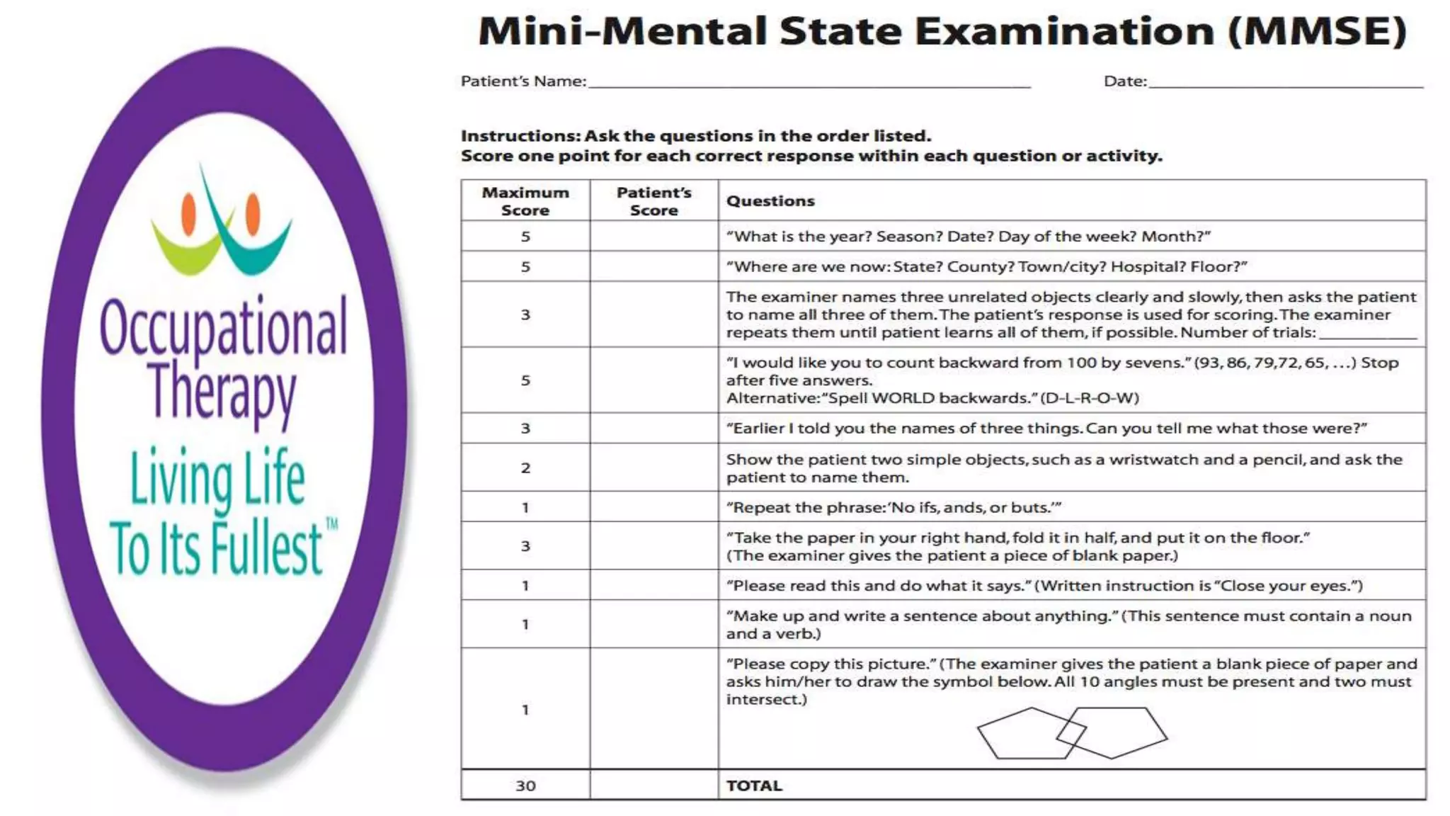Occupational Therapy and Dementia Care part 2