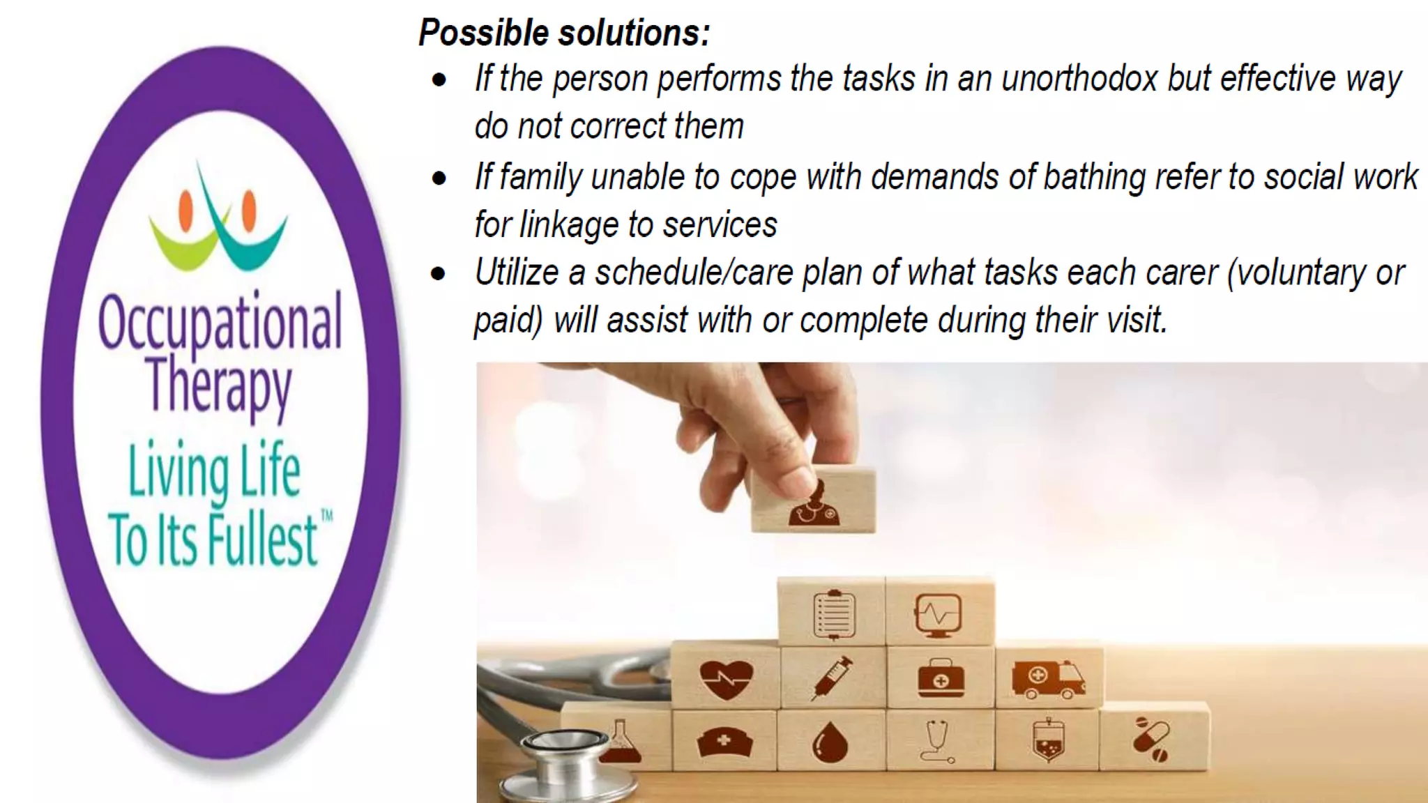 Occupational Therapy and Dementia Care part 3