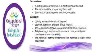 Occupational Therapy for the Elderly Population