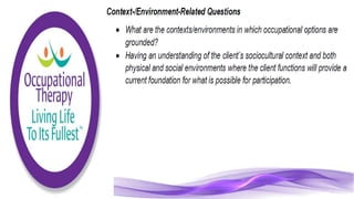 Occupational Therapy for the Elderly Population