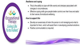 Occupational Therapy for the Elderly Population