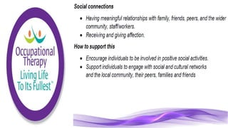 Occupational Therapy for the Elderly Population