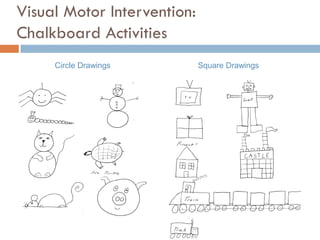 Visual Motor Intervention:
Chalkboard Activities
     Circle Drawings         Square Drawings
 