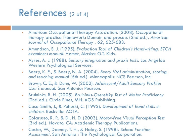 occupational therapy personal statement