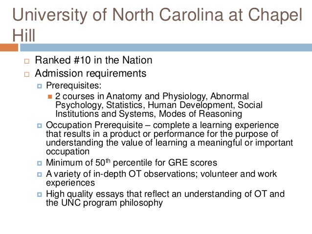 Unc Chapel Hill Mba Admission Requirements occupational therapy presentation 2 Unc Chapel Hill Mba Admission Requirements occupational therapy presentation 2
