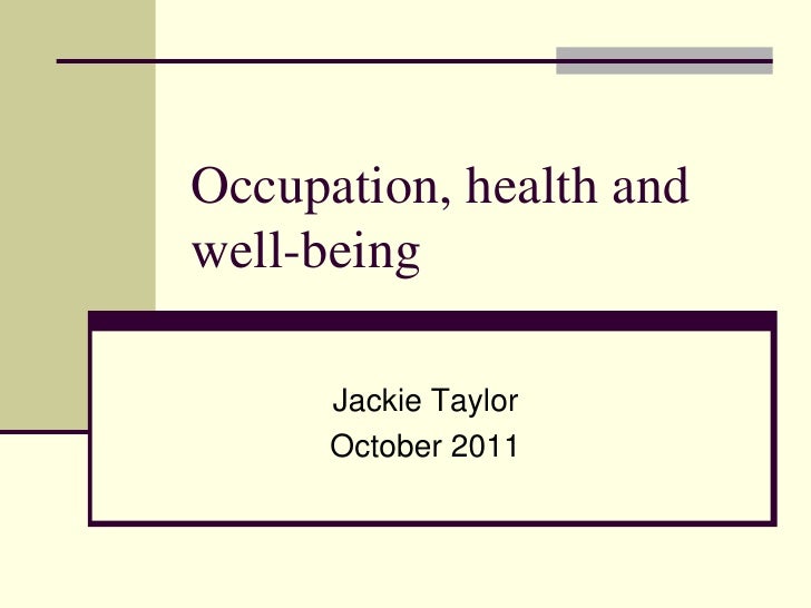 occupational therapy health and wellbeing Occupational therapy is a client-centred health profession concerned with promoting health and well being through occupation the primary goal of occupational therapy is to enable people to participate in the activities of everyday life. occupational therapy health and wellbeing Occupational therapy is a client-centred health profession concerned with promoting health and well being through occupation the primary goal of occupational therapy is to enable people to participate in the activities of everyday life.