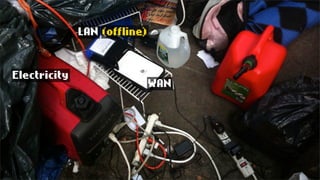 LAN (offline)



Electricity
                              WAN
 