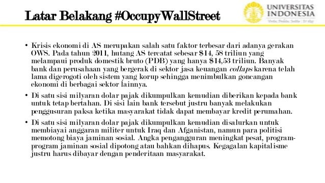 Occupy Wall Street Movement