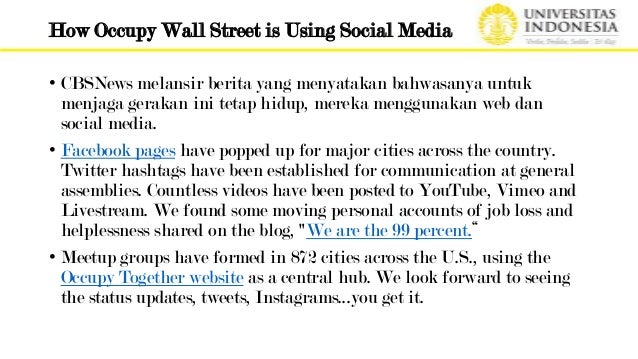 Occupy Wall Street Movement