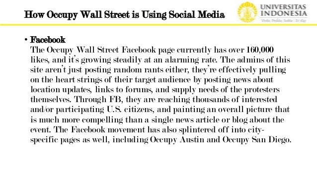 Occupy Wall Street Movement