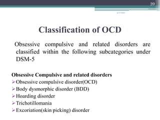Ocd Specifiers OCD | PPTX
