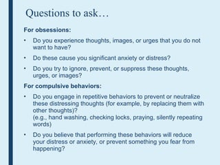 Obsessive Compulsive Disorder (OCD) .ppt