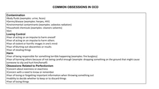 Ocd Sample OCD | PPTX