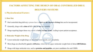 Bulky Form oral controlled drug delivery systems ppt. | PPTX
