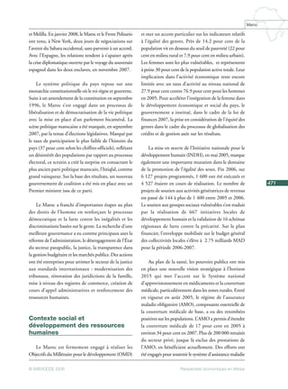 Perspectives économiques Maroc 2008