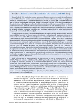 OCDE sistema de salud en México.pdf.... | PDF