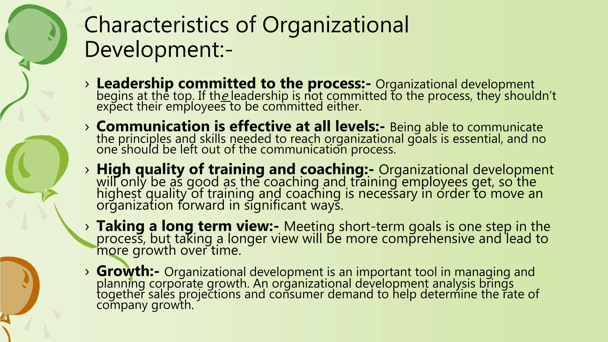 Organizational development presentation | PPT
