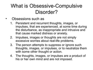 Ocd Presentation | PPT